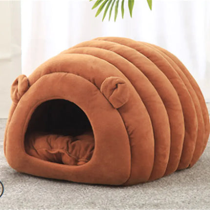 Sheep Bed for Cats - Semi-Enclosed Sleeping Bag