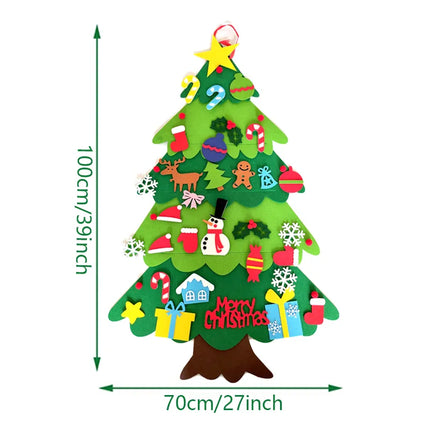 Kerstboomversieringen van vilt