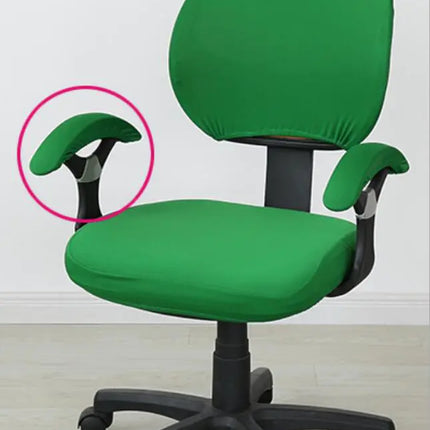 Computer Chair Cover with Floral Design for Office