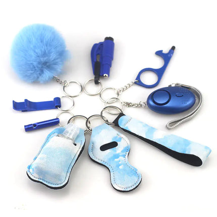 Set van 10 Sleutelhanger Accessoires