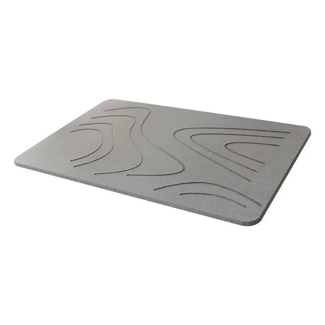 Natuurlijke Diatomeeënbadmat – Sneldrogend & Antislip (60x39 cm)