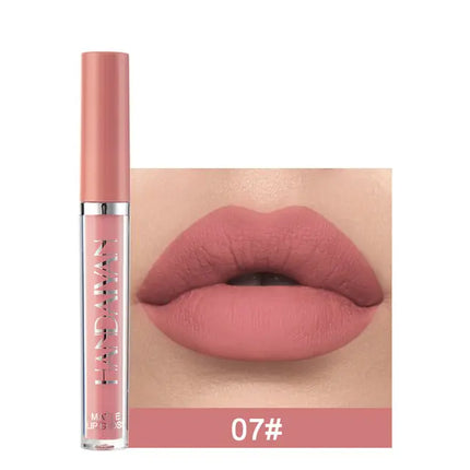 6-delige matte fluwelen lipglossset