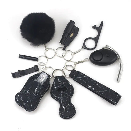 Set van 10 Sleutelhanger Accessoires