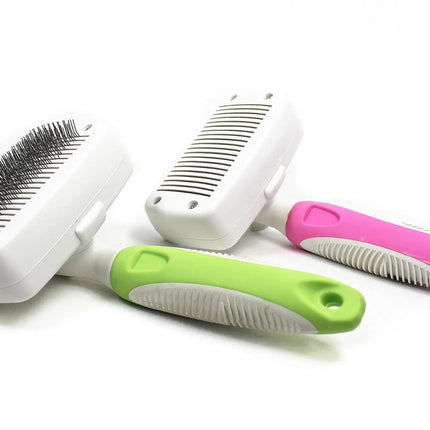 Automatic De-shedding Brush for Dogs and Cats
