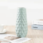polo dot vase green