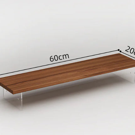 Acrylic & Wood Desktop Organizer Stand