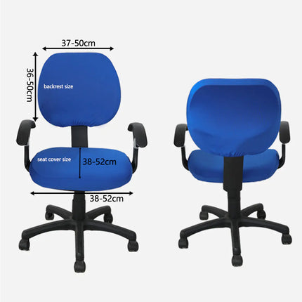 Computer Chair Cover with Floral Design for Office