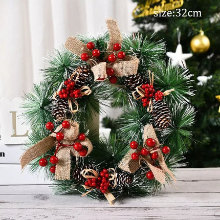 Kerstkrans Deur Garland Ornamenten