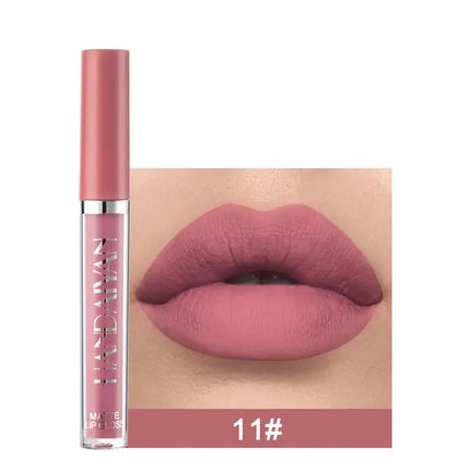 6-delige matte fluwelen lipglossset