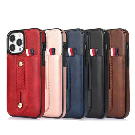 Luxe leer hoesje voor iphone 11-14 Modellen