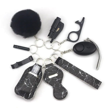 Set van 10 Sleutelhanger Accessoires