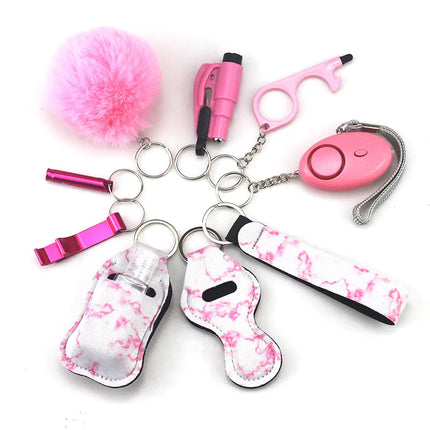 Set van 10 Sleutelhanger Accessoires