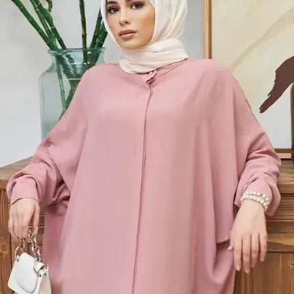 Abaya-jurk met lange mouwen voor moslims