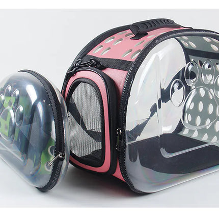 Transparent Pet Backpack for Cats and Dogs
