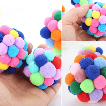 Colorful Handmade Bell Balls for Cats and Pets