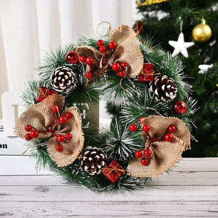 Kerstkrans Deur Garland Ornamenten