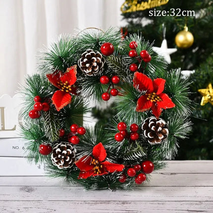 Kerstkrans Deur Garland Ornamenten