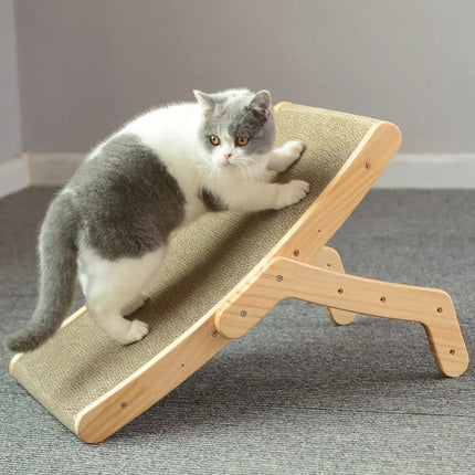 Kattenkrabplank met houten frame