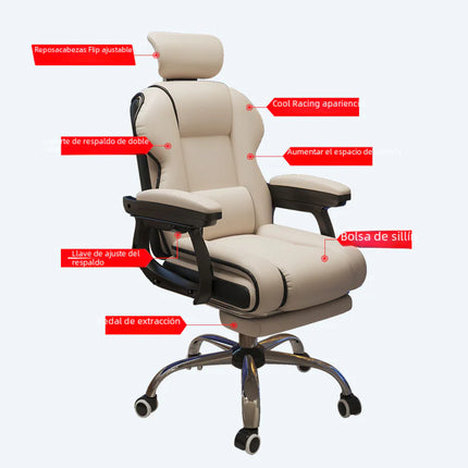 Comfortable Adjustable High-Back Office Chair