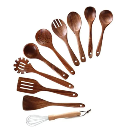 7-delige houten keukenset