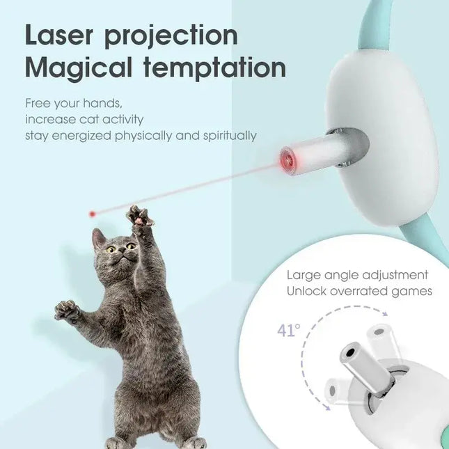 Slimme Laser Teaser Kattenhalsband met USB-oplading