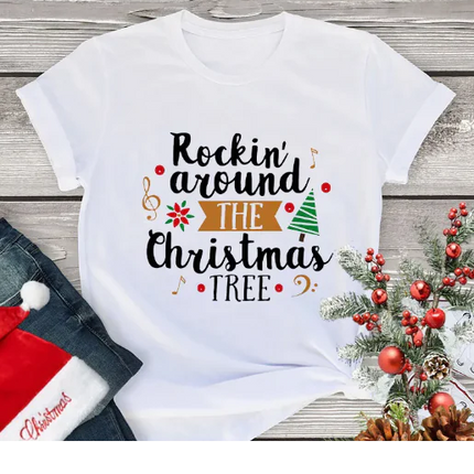 Casual kerst T-shirt