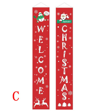 Halloween and Christmas Decorative Door Curtains
