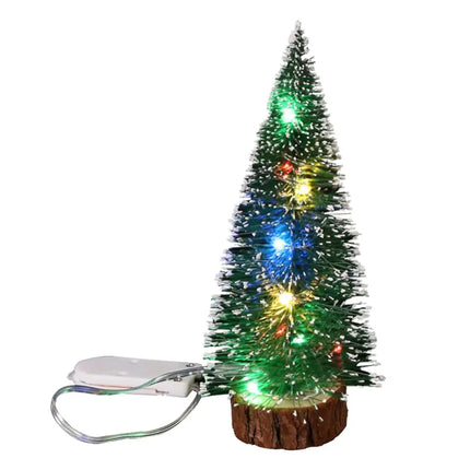 Verlichte kerstboom display