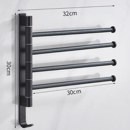 Draaibare Handdoekhouder van Aluminium