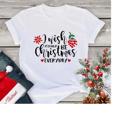 Casual kerst T-shirt