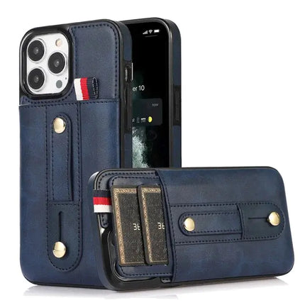 Luxe leer hoesje voor iphone 11-14 Modellen