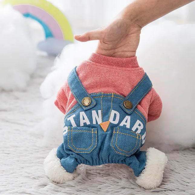 Denim Overalls for Dogs