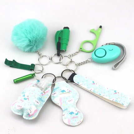 Set van 10 Sleutelhanger Accessoires