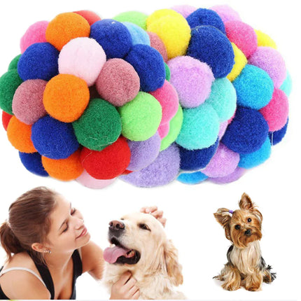 Colorful Handmade Bell Balls for Cats and Pets