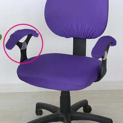 Computer Chair Cover with Floral Design for Office