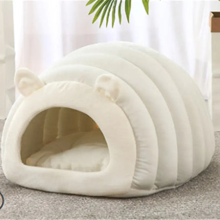 Sheep Bed for Cats - Semi-Enclosed Sleeping Bag