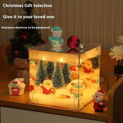 DIY Desktop Christmas Decoration