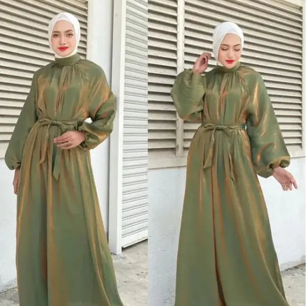 Abaya Hijab Jurk met Mouwen