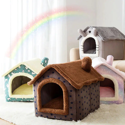 Zacht Winter Honden Kattenbed Huis