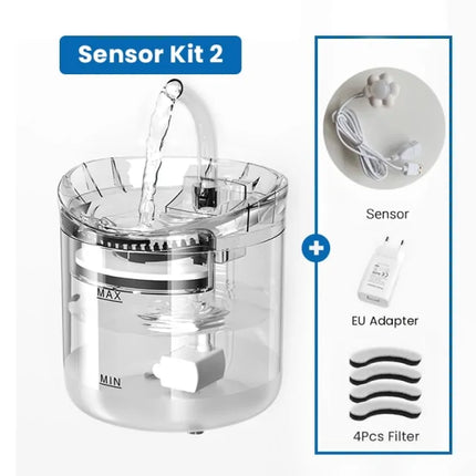 Automatische kattenfonteinfiltersensor