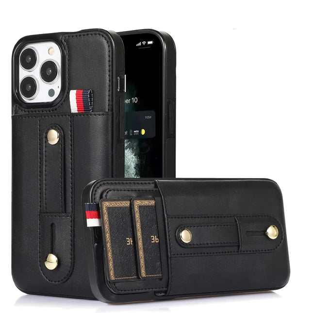 Luxe leer hoesje voor iphone 11-14 Modellen