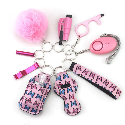 Set van 10 Sleutelhanger Accessoires