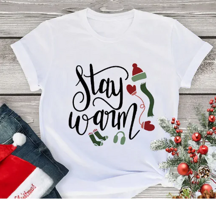 Casual kerst T-shirt