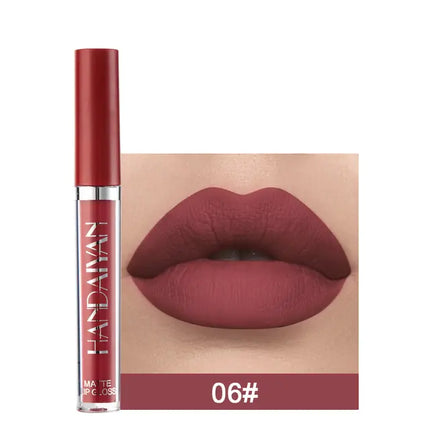 6-delige matte fluwelen lipglossset