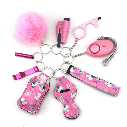 Set van 10 Sleutelhanger Accessoires