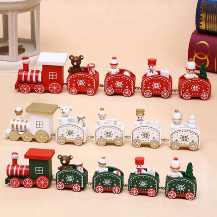 Christmas Ornament Christmas Wooden Train