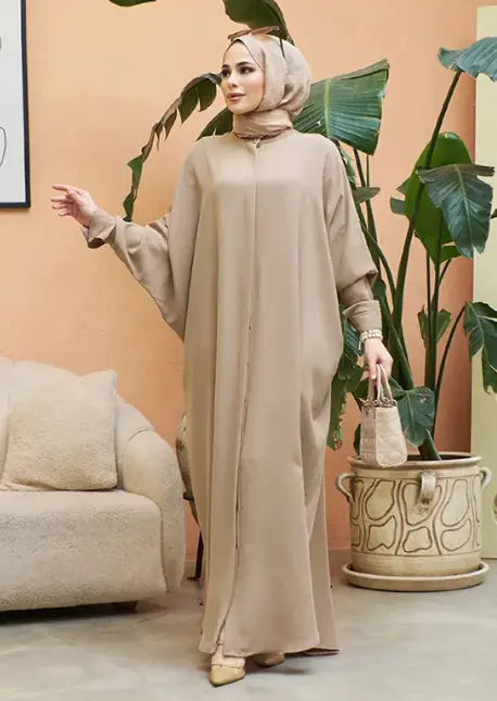 Abaya-jurk met lange mouwen voor moslims