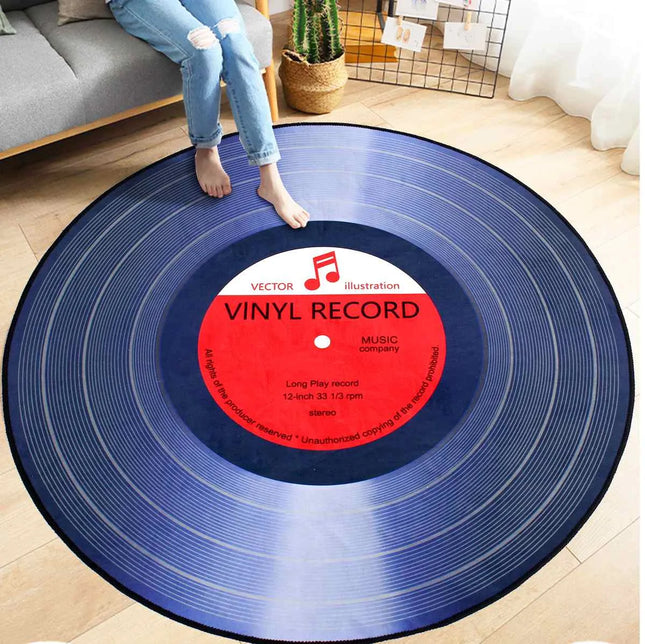 Vinylplaat bedrukte ronde tapijten