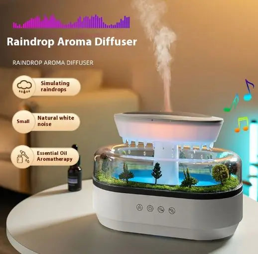 Forest Green Raindrop Aromatherapie Diffuser
