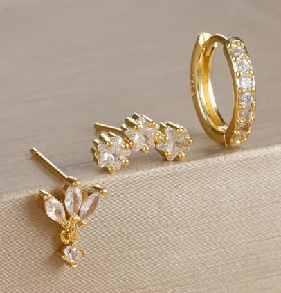 Diamand oorbellen